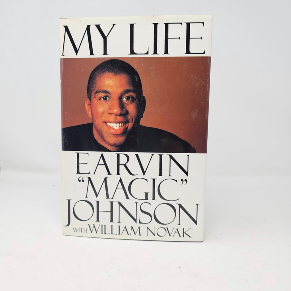 My Life, 1992 Hardback Book By Earvin "Magic" Johnson Vintage Collectable